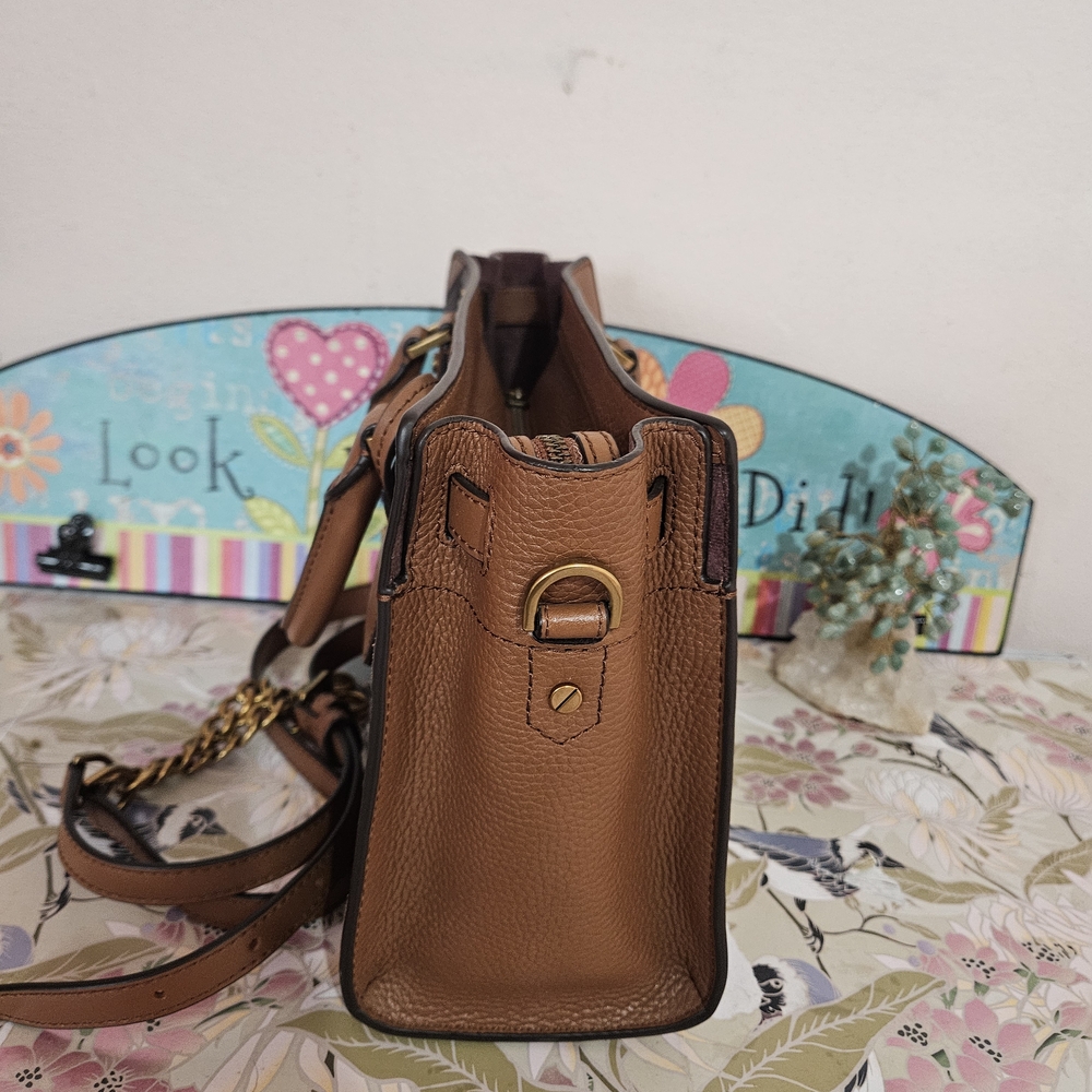 Michael Kors Multicolor Patchwork Satchel with Gold Accents - Picture 5 of 12
